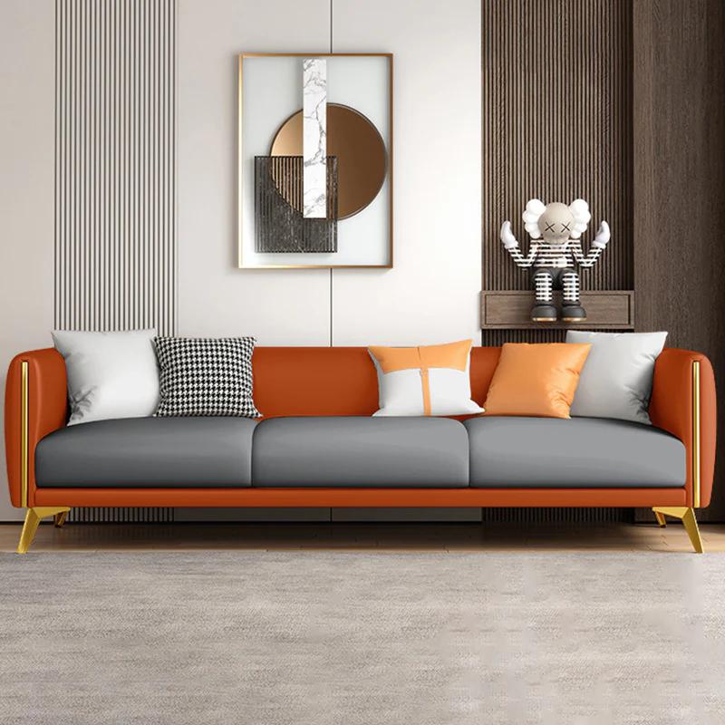 Luxury Technology Cloth Sofa Nordic Modern Simple Three Person Living Room